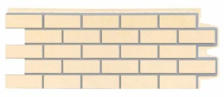 Купить Панель фасадная Состаренный кирпич, 995x390 мм, бежевый, Grand Line в интернет-магазине Akvilon.kz