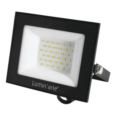 Прожектор светодиодный LFL-50W/06, серый, 50 Вт, 5700К, IP65, 4000 лм, Luminarte в интернет-магазине Akvilon.kz