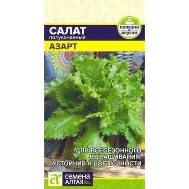 Купить Зелень Салат Азарт, Семена Алтая в интернет-магазине Akvilon.kz