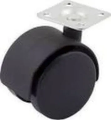 Купить Колесная опора Ø50 мм с площадкой черный (1 шт), Tech-KREP в интернет-магазине Akvilon.kz