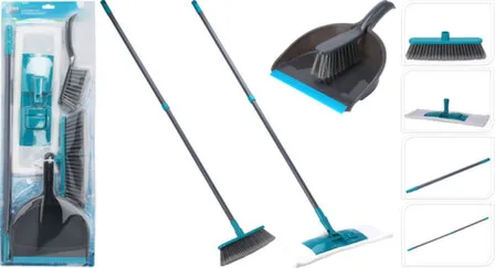 Купить Набор: швабра, насадка на швабру,совок, шётка с корот. ручкой, щетка с длиной ручкой, Koopman в интернет-магазине Akvilon.kz