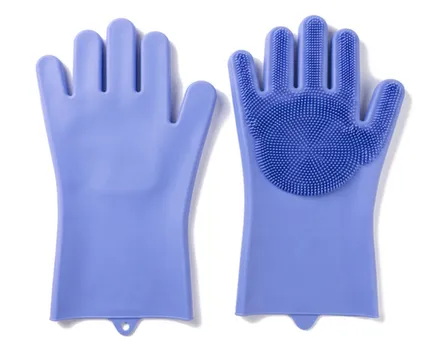 Перчатки резиновые хозяйственные фиолетовые в интернет-магазине Akvilon.kz