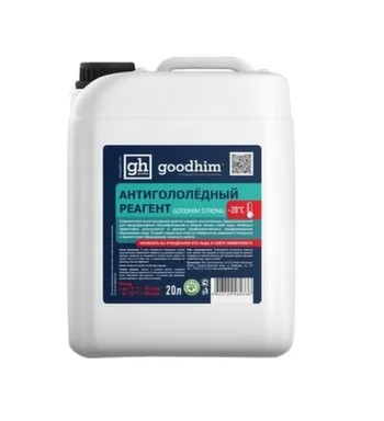 Купить Антигололёдный реагент Strong № 20, жидкий, 20 литров, Goodhim в интернет-магазине Akvilon.kz