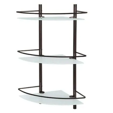 Купить Полка стеклянная тройная, WasserKraft в интернет-магазине Akvilon.kz