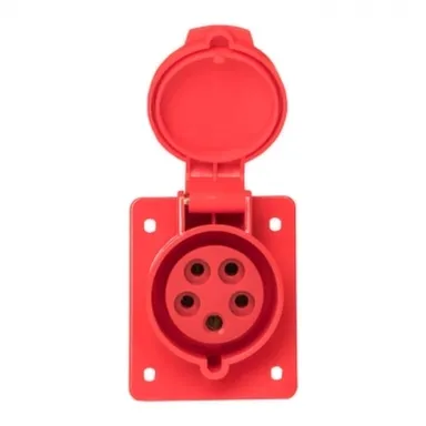 Купить Розетка стационарная 3Р+РЕ+N 32А 380В EKF в интернет-магазине Akvilon.kz