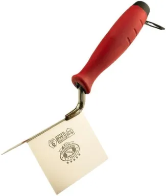 Купить Кельма для внешних углов из нержавеющей стали 60x80 мм, двухкомп. Ручка, Олейник в интернет-магазине Akvilon.kz