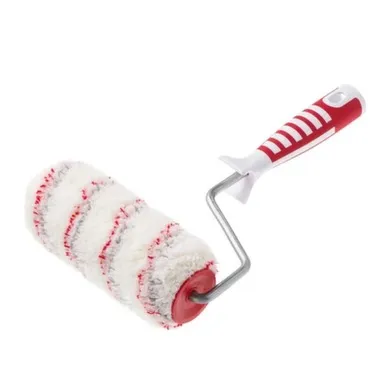 Купить Валик 180, D8mm, ПРОФИ Полиамид кр/серый, 2х ручка АКОР в интернет-магазине Akvilon.kz