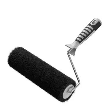 Купить Валик в сборе "Профи" для нанесения штукатурок (черный нейлон) 250 мм АКОР в интернет-магазине Akvilon.kz