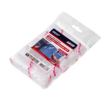 Купить Набор мини-роликов "для работ с водными ЛКМ" 110мм, 5шт. АКОР в интернет-магазине Akvilon.kz