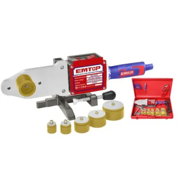 Купить Паяльник для пайки ПП труб 20-63 мм, 800 Вт, EMTOP в интернет-магазине Akvilon.kz