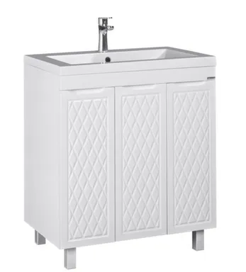 Купить Тумба 3D б/ящика с умыв Andrea/Alice 75 см, ДОМИНО в интернет-магазине Akvilon.kz