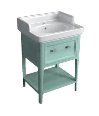 Купить Тумба напольная Provence, зеленый, с умывальником Pompei 60 см, KERAMA MARAZZI в интернет-магазине Akvilon.kz