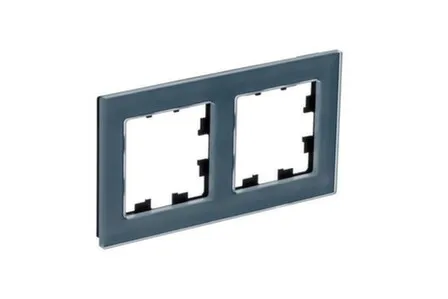 Купить Рамка 2-пост. AtlasDesign Nature натур. стекло грифель SE в интернет-магазине Akvilon.kz