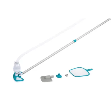 Купить Вакуумный очиститель AquaClean для бассейнов, Ручка 279см,Две насадки,Вакуумный шланг 7,5м, Bestway в интернет-магазине Akvilon.kz