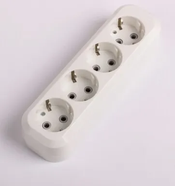 Купить Колодка удлинителя, 4 розетки, с заземлением, UNIVersal в интернет-магазине Akvilon.kz