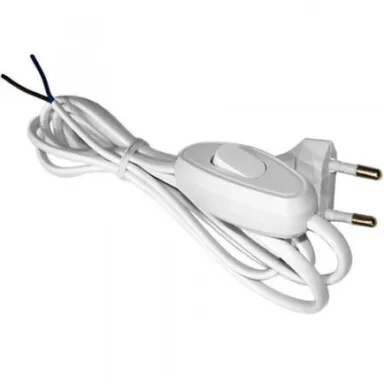 Купить Шнур для бра с проходным выключателем, 2x0,75, 1,7м, UNIVersal в интернет-магазине Akvilon.kz