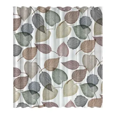 Купить Штора для ванной с принтом "Autumn vibes", 180x180см в интернет-магазине Akvilon.kz