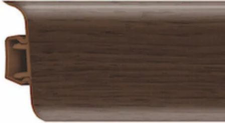 Купить Плинтус напольный ПВХ Rico Leo 56x22x2500 мм Венге в интернет-магазине Akvilon.kz