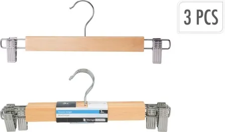 Купить Вешалка для одежды с зажимами, 33x12x2,7 см, Koopman в интернет-магазине Akvilon.kz Купить Вешалка для одежды с зажимами, 33x12x2,7 см, Koopman в интернет-магазине Akvilon.kz