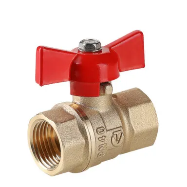 Купить Кран шаровой Valteс Стандарт 1/2" внутр-внутр резьба рукоятка бабочка в интернет-магазине Akvilon.kz