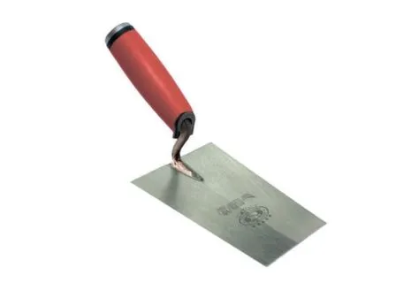 Купить Кельма трапециевидная широкая из пружинной стали 180 мм, двухкомп. ручка, Олейник в интернет-магазине Akvilon.kz