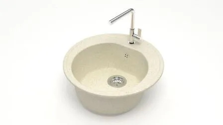 Купить Мойка матовая модель 3 без сифона, ZETT lab Бежевый в интернет-магазине Akvilon.kz