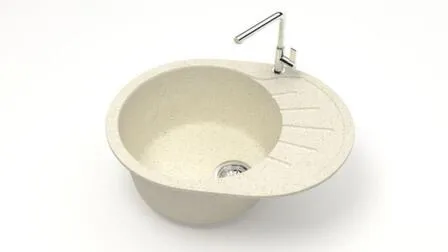 Купить Мойка матовая модель 10 без сифона и отверстия под смеситель, ZETT lab Бежевый в интернет-магазине Akvilon.kz