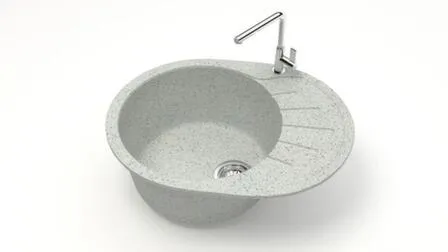 Купить Мойка матовая модель 10 без сифона и отверстия под смеситель, ZETT lab Светло-серый в интернет-магазине Akvilon.kz