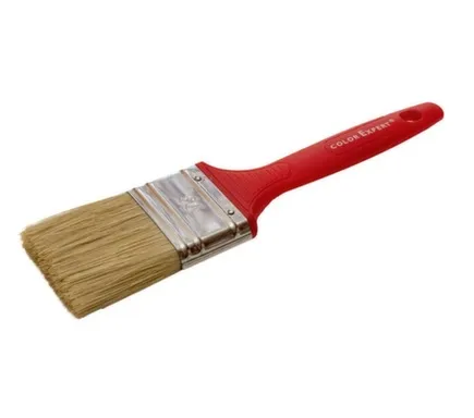 Купить Кисть флейцевая 50 мм, толщина 6 мм, пластмассовая рукоятка, для стен и фасадов, Color Expert в интернет-магазине Akvilon.kz