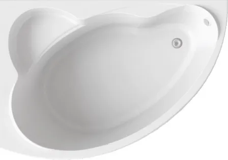 Купить Ванна акриловая Лагуну, левая, 170x110 см, BAS в интернет-магазине Akvilon.kz