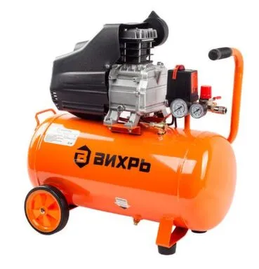 Купить Компрессор воздушный 50 л 300 л/мин 2000 Вт, КМП-300/50, Вихрь в интернет-магазине Akvilon.kz