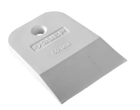 Купить Шпатель резиновый, белый, 60 мм, ЗУБР в интернет-магазине Akvilon.kz