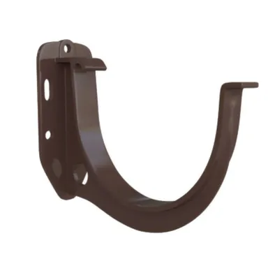 Купить Кронштейн желоба, ПВХ, коричневый, АльтаПрофиль в интернет-магазине Akvilon.kz