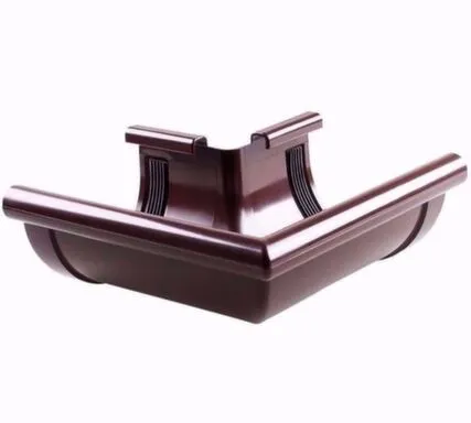 Купить Угол желоба, 90º, ПВХ, коричневый, АльтаПрофиль в интернет-магазине Akvilon.kz