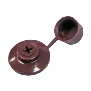 Купить Шляпка для шиферного гвоздя, бордо, 100 шт, Стройбат в интернет-магазине Akvilon.kz