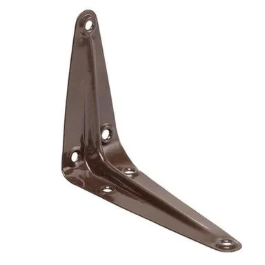 Купить Консоль с 1 ребром жесткости 200x150 мм, коричневый, 1 шт, Стройбат в интернет-магазине Akvilon.kz