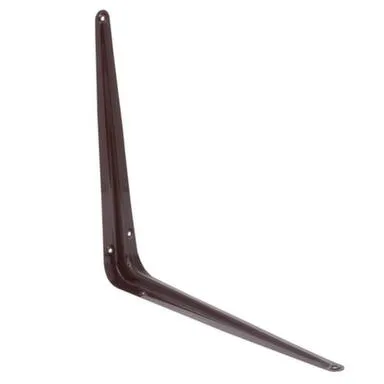 Купить Консоль с 1 ребром жесткости 350x300 мм, коричневый, 1 шт, Стройбат в интернет-магазине Akvilon.kz