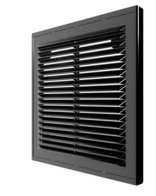Купить Решетка вентиляционная, черная, 209x209 мм, Era в интернет-магазине Akvilon.kz