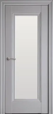 Купить Дверь межкомнатная Элегант Престиж остекленное Серая пастель 600 НОВЫЙ СТИЛЬ в интернет-магазине Akvilon.kz