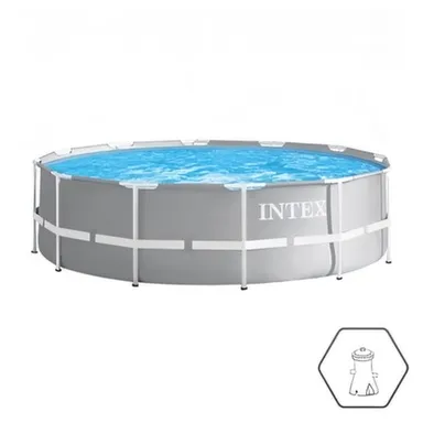 Круглый каркасный бассейн 305×76 см (26702) в интернет-магазине Akvilon.kz