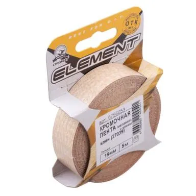 Купить Кромочная лента меламиновая с клеем 19 мм (27039), клен, 5 м, Стройбат в интернет-магазине Akvilon.kz