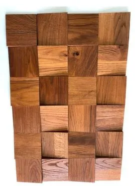 Купить 3 D панель Сакура дуб 80x80 мм Тобакко в интернет-магазине Akvilon.kz