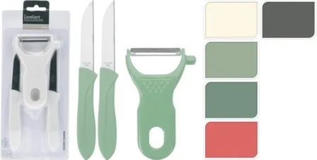 Купить Нож для чистки овощей, набор из 3 штук, в ассортименте, Koopman в интернет-магазине Akvilon.kz Купить Нож для чистки овощей, набор из 3 штук, в ассортименте, Koopman в интернет-магазине Akvilon.kz