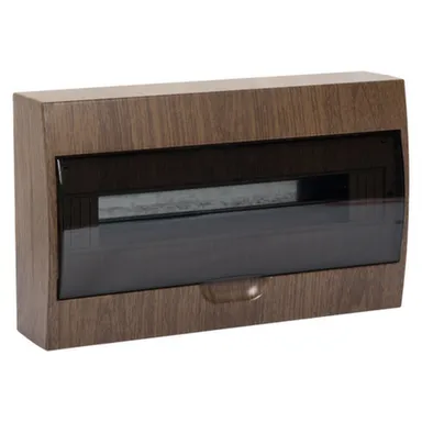 Купить EKF Щит навесной 18 модулей IP41 (360x220x95мм) темное дерево в интернет-магазине Akvilon.kz