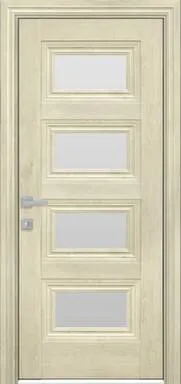 Купить Дверь межкомнатная Прованс Тесса остекленное Орех гималайский 600 НОВЫЙ СТИЛЬ в интернет-магазине Akvilon.kz