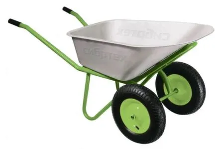 Купить Тачка строительная 230 кг/90 л двухколесная, Сибртех в интернет-магазине Akvilon.kz