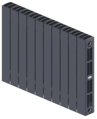 Купить Радиатор биметаллический 500x80 мм 10 секций Rifar Supremo цвет Титан в интернет-магазине Akvilon.kz