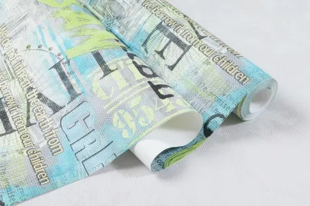 Купить Обои виниловые на флизелиновой основе Урбан, мотив, голубой, 1,06x10 м, Артекс в интернет-магазине Akvilon.kz