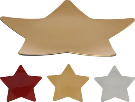 Купить Тарелка декоративная Звезда 28x28x1см в асс, Koopman в интернет-магазине Akvilon.kz