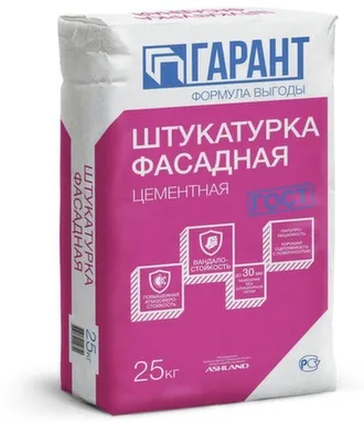 Купить Штукатурка цементная Гипсополимер фасадная 25 кг в интернет-магазине Akvilon.kz